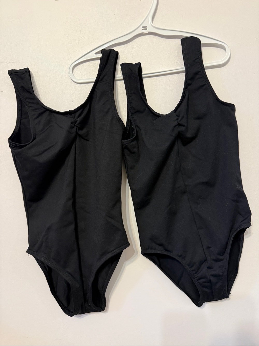 2 Size 8-10 Black Mondor Pinched Front Royal Academy of Dance Leotard Bodysuit